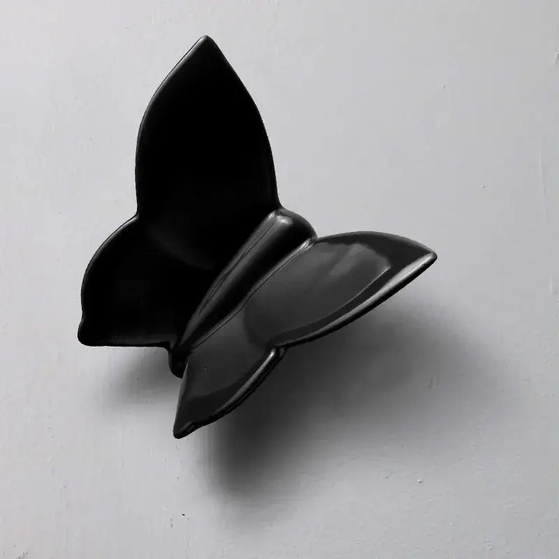 Modern white paper butterfly wall mount kids room 3d art