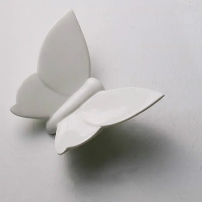Modern white paper butterfly wall mount kids room 3d art