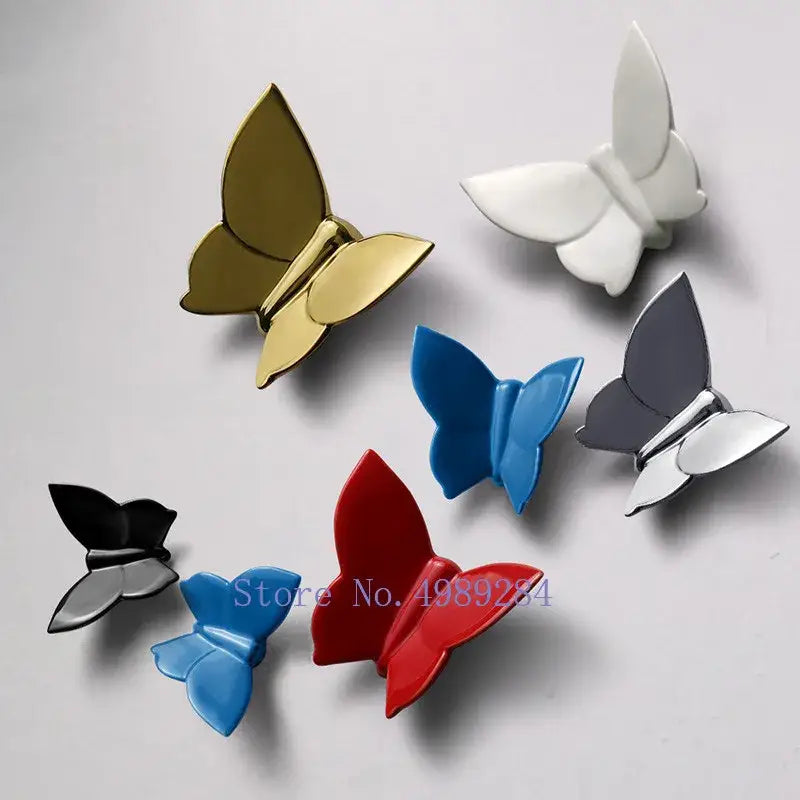 Modern white paper butterfly wall mount kids room 3d art