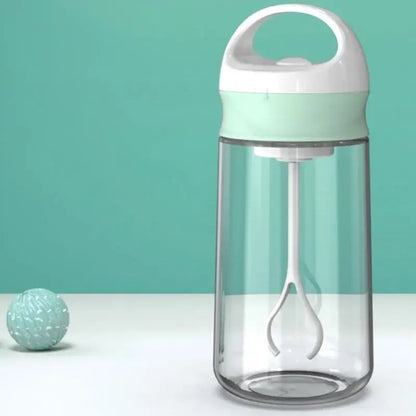 Modern white & pink electric protein shaker kitchen vortex mixer cup