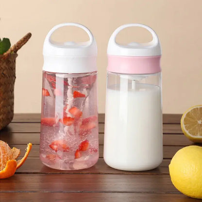 Modern white & pink electric protein shaker kitchen vortex mixer cup