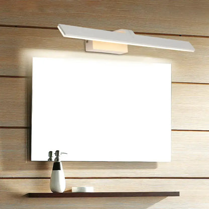 Modern white rectangle led wall light bathroom mirror sconce