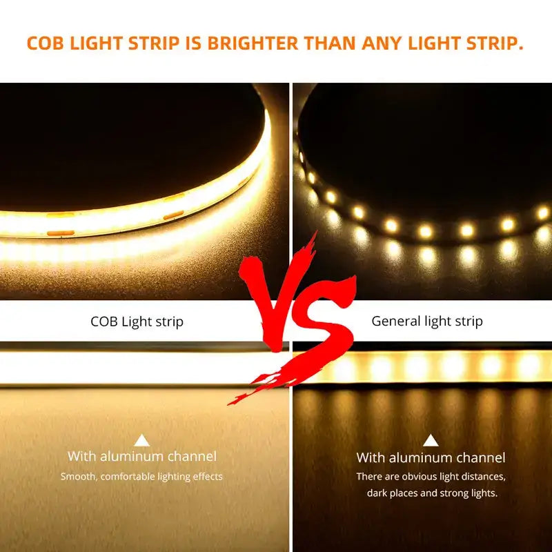Modern white rectangular cob led night light kitchen hand sensor bar