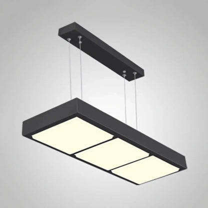 Modern white rectangular island lamp kitchen pendant light