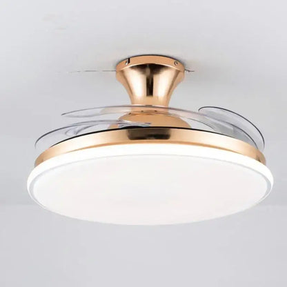 Modern white remote control ceiling fans with light for bedroom