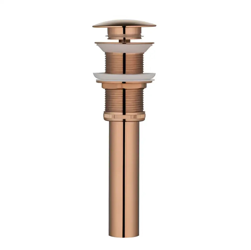 Modern white & rose gold basin faucet bathroom waterfall tap