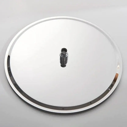Modern white round rainfall shower head bathroom fixture