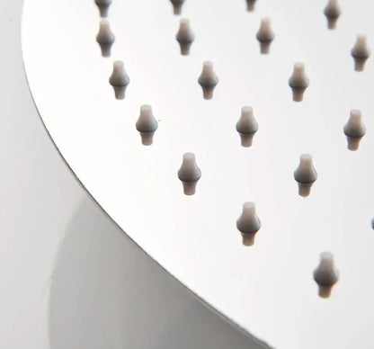 Modern white round rainfall shower head bathroom fixture