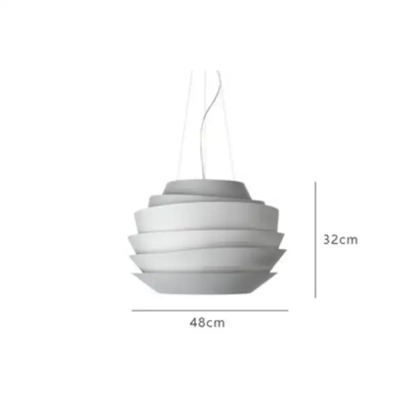 Modern white tiered industrial iron art pendant lights kitchen decor