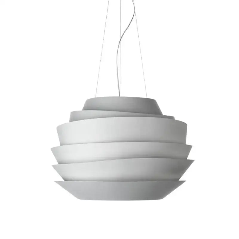 Modern white tiered industrial iron art pendant lights kitchen decor