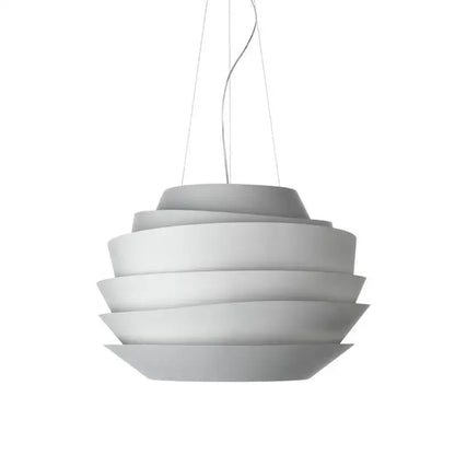 Modern white tiered industrial iron art pendant lights kitchen decor