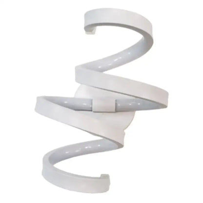 Modern white treble clef led wall sconce bedroom light