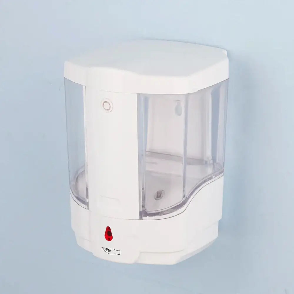 Modern white wall mounted automatic liquid soap dispenser kitchen
