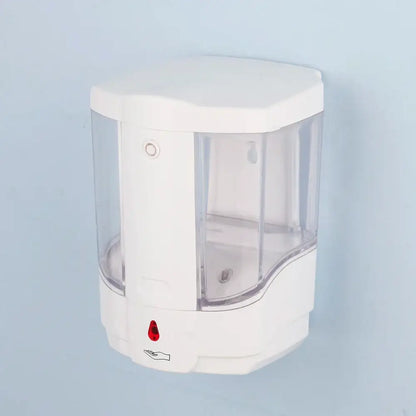 Modern white wall mounted automatic liquid soap dispenser kitchen