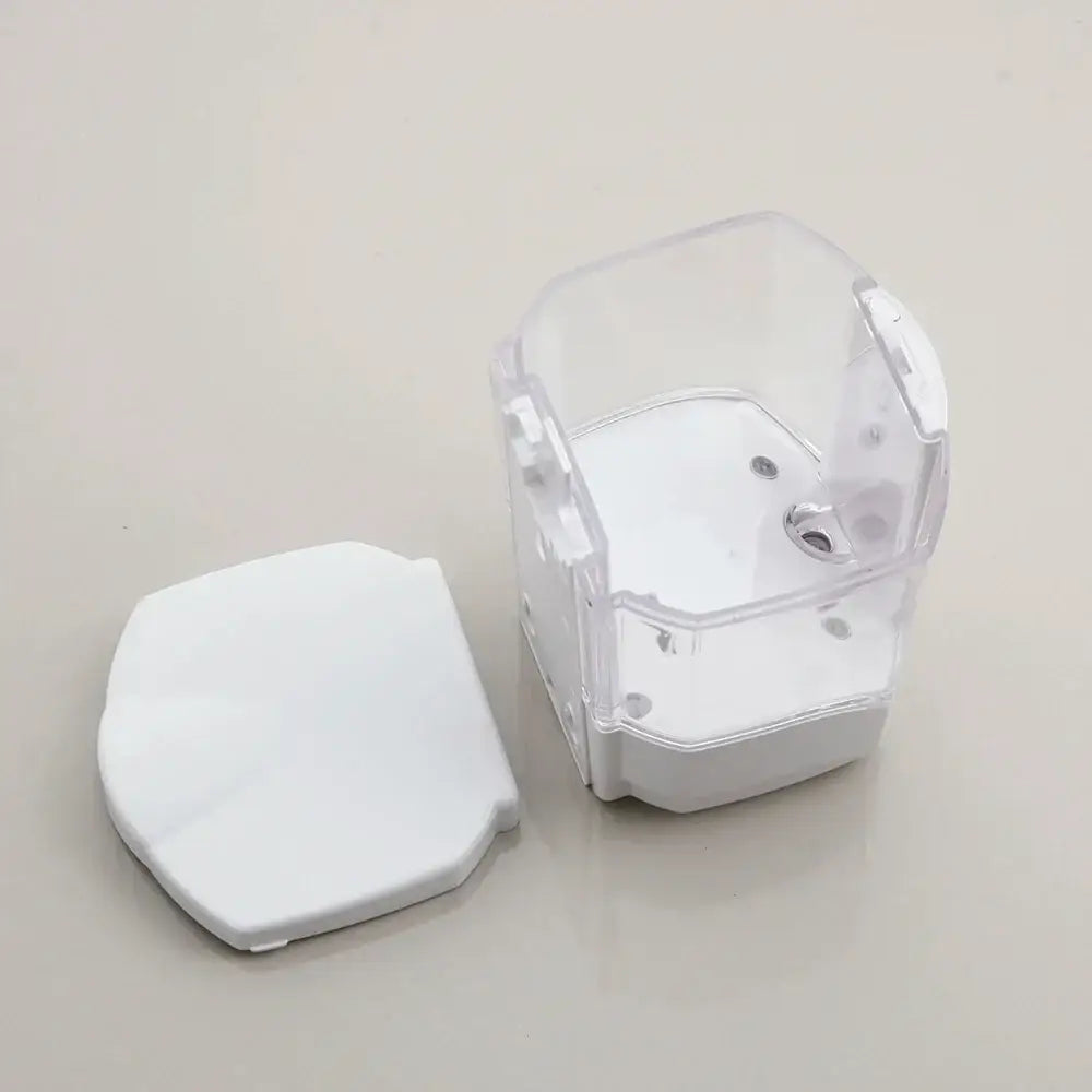 Modern white wall mounted automatic liquid soap dispenser kitchen
