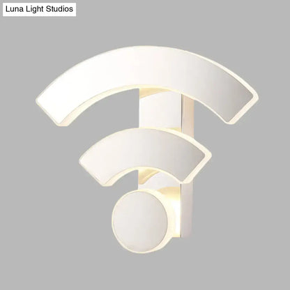 Modern white wifi led wall lamp sconce light for bedroom