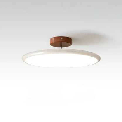 Modern wood and white nordic ceiling light living room dimmable