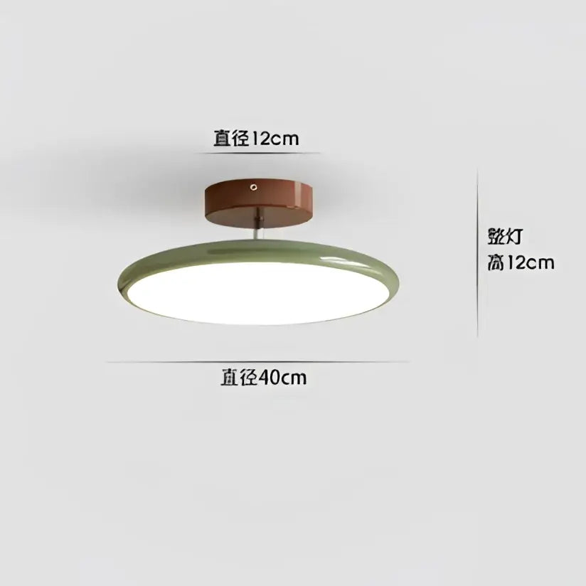 Modern wood and white nordic ceiling light living room dimmable