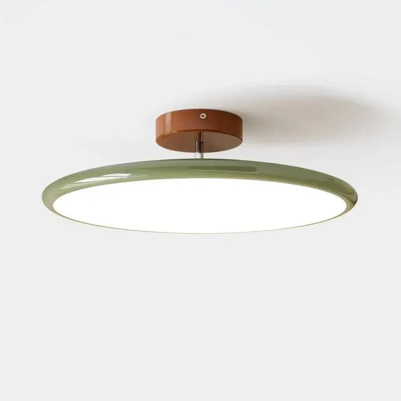 Modern wood and white nordic ceiling light living room dimmable