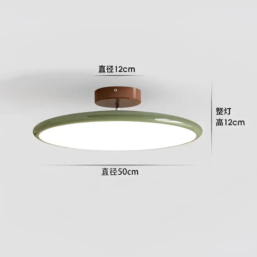 Modern wood and white nordic ceiling light living room dimmable