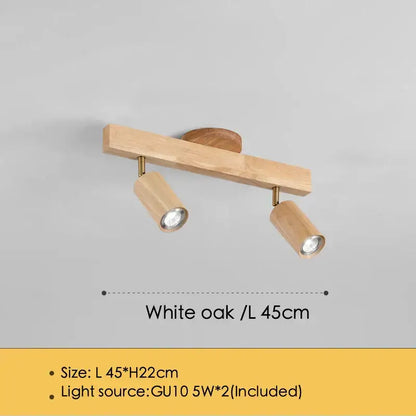 Modern wood three light adjustable gu10 led ceiling lamp kitchen