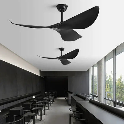 Modern wooden ceiling fan with remote control living room modern spaces