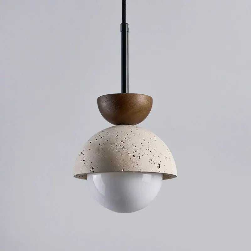 Modern yellow travertine led pendant lights for kitchen island