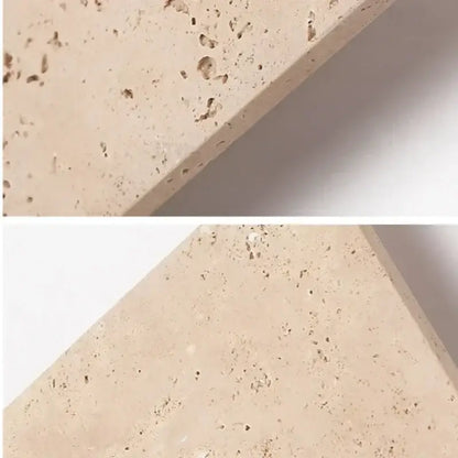 Modern yellow travertine square led wall lamp sconce stair light
