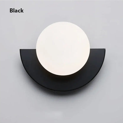 Modern yellow & white kids macaron led wall lamp bedroom sconce