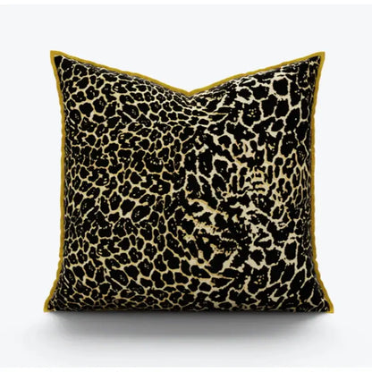 Modern zebra pattern black & cream pillow cover living room decor