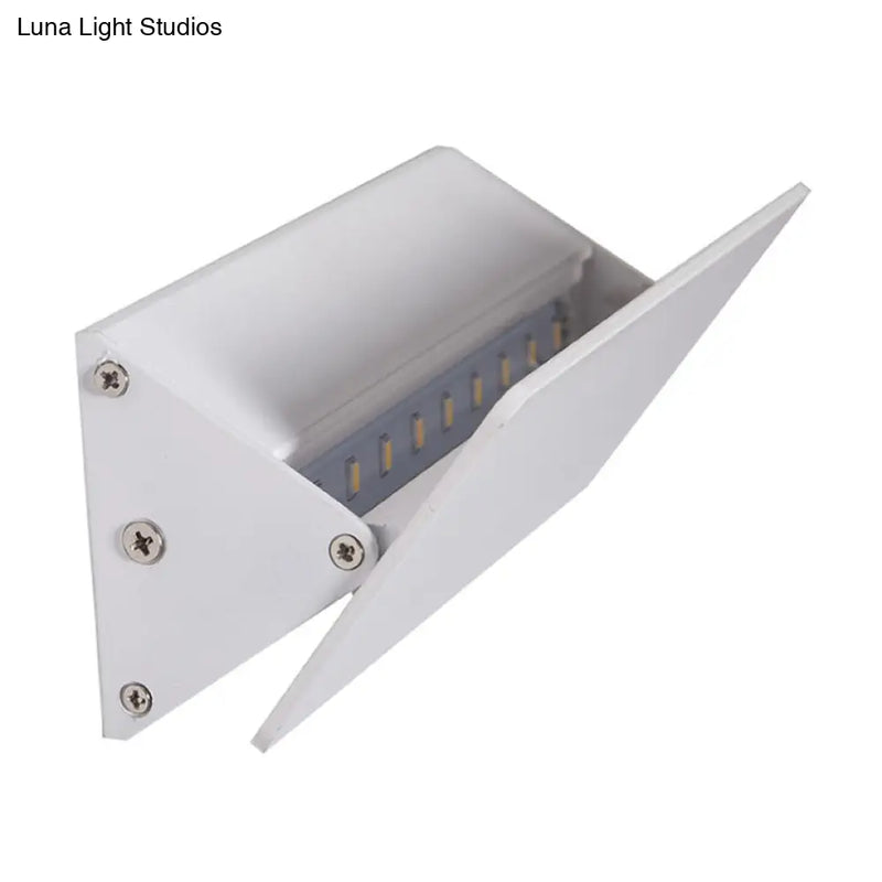 DecorBites™ Modernism Style Linear Wall Sconce - Aluminum LED Wall Lamp in White - 7"/14" Wide