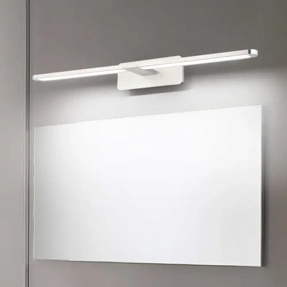 Modernist silver metal wall sconce lamp – living room led light