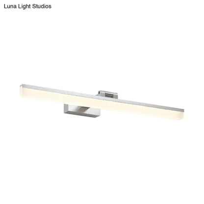 Modernist wall light with crystal led detail – bedroom vanity sconce
