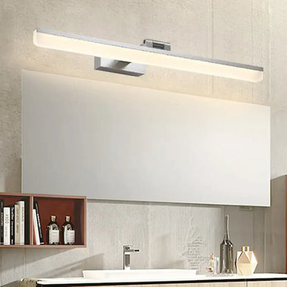 Modernist wall light with crystal led detail – bedroom vanity sconce