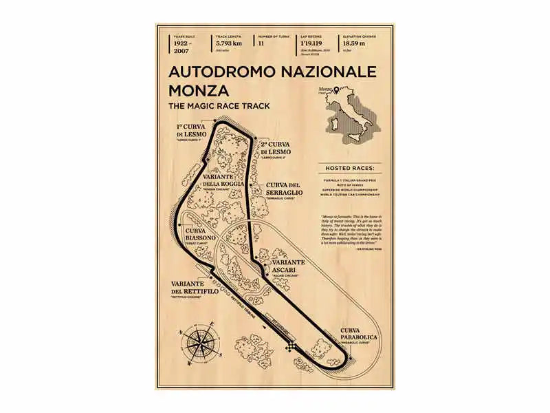 DecorBites™ Monaco Grand Prix Racing Wall Art Canvas