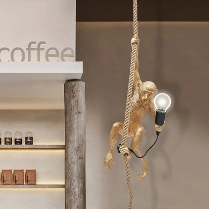 DecorBites™ Monkey Rope Chandelier Pendant Light