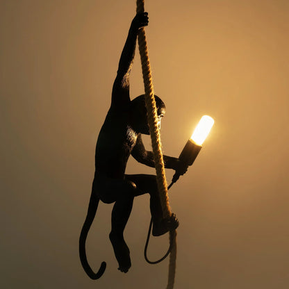 DecorBites™ Monkey Rope Chandelier Pendant Light