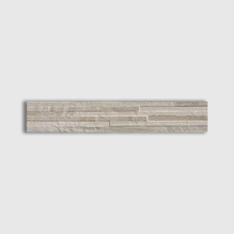 Montenapoleone Glazed Brick Stone Look Porcelain Decorative 4x24