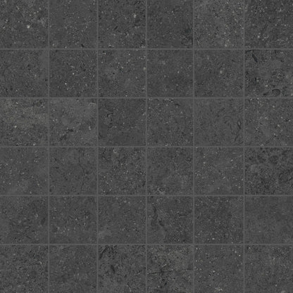 Mood Charcoal Mosaic A Limestone Look Porcelain Mosaics 12x12