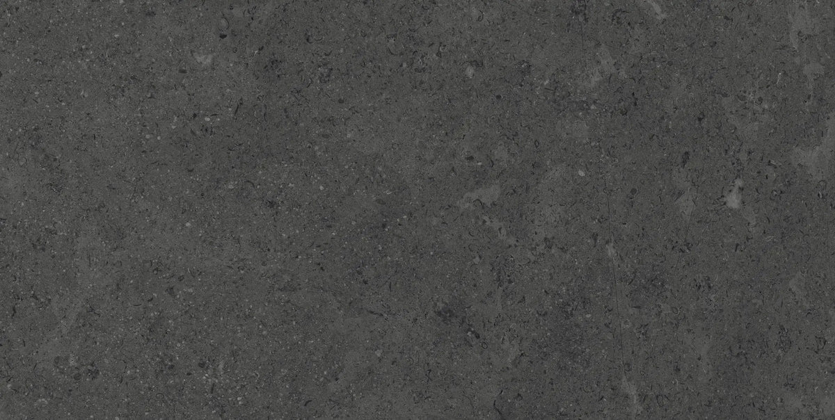 Mood Charcoal Limestone Look Porcelain Tiles 12x24