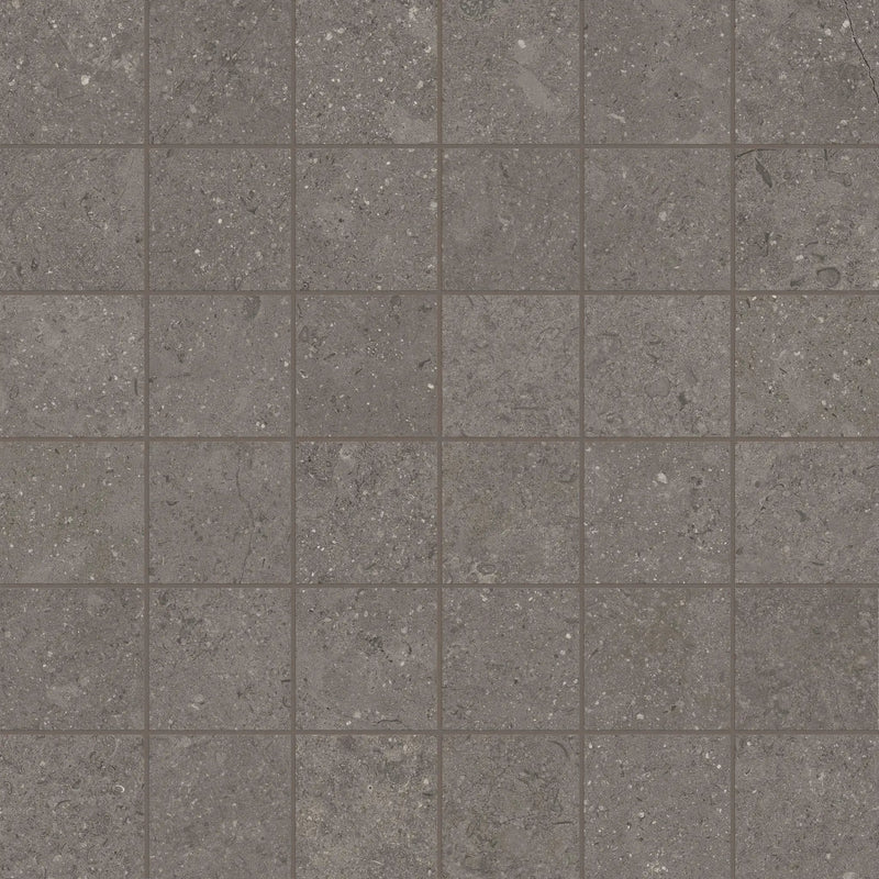 Mood Dark Bullnose Limestone Look Porcelain Moldings 3x24