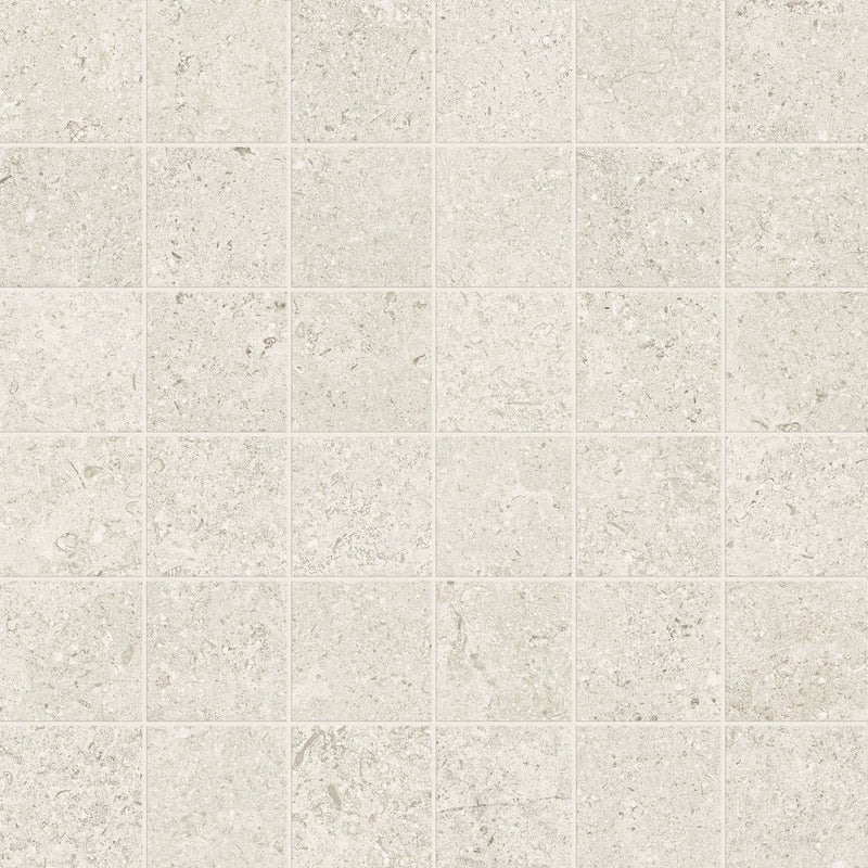 Mood Frost Bullnose Limestone Look Porcelain Moldings 3x24