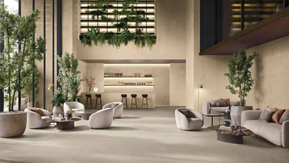 Mood Greige Limestone Look Porcelain Tiles 24x48
