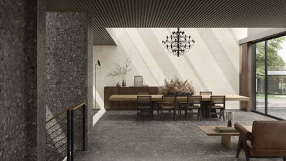 Mood Smoke Limestone Look Porcelain Tiles 12x24