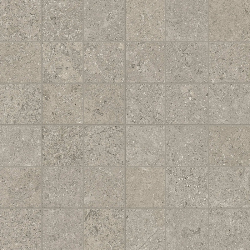 Mood Taupe Bullnose Limestone Look Porcelain Moldings 3x24