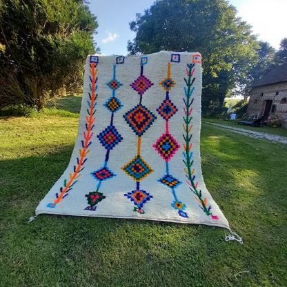DecorBites™ Moroccan Handmade Azilal rug 2.5m x 1.5m
