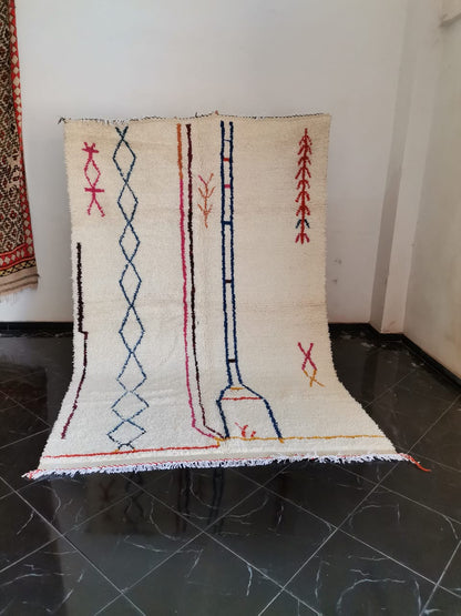 DecorBites™ Moroccan Handmade Azilal rug handmade