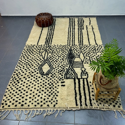 DecorBites™ Moroccan Handmade Azilal Rug 3m x 2m