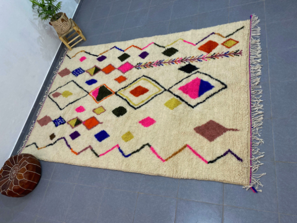 DecorBites™ Moroccan Handmade Azilal Rug 3m x 2m