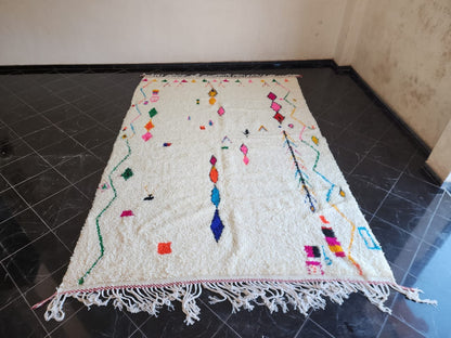 DecorBites™ Moroccan Handmade Azilal rug handmade